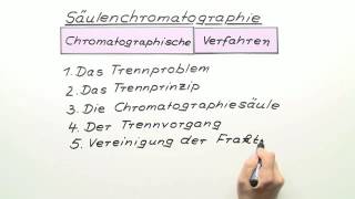 Säulenchromatographie  Chemie  Analytische Chemie [upl. by Griseldis572]