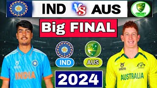 Under 19 World Cup 2024 Final  India vs Australia U19 World Cup 2024 FINAL  U19 Final [upl. by Gnuoy]