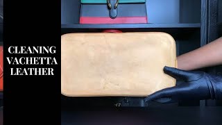 VALEMION  HOW TO CLEAN LOUIS VUITTON VACHETTA LEATHER [upl. by Cairns797]