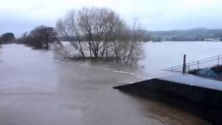 Garstang Flood Barrier in Operation 6 December 2015 [upl. by Adams]