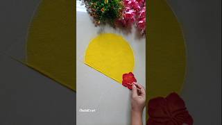 Very easy tricks for ganpati rangoli design easy and simple ganpati bappa rangoli ganpatibappa [upl. by Denton618]