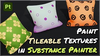 Set up amp Paint Tileable Textures in Substance Painter [upl. by Aliakam]