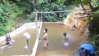 Elfi amp Sonja at Jerusalem Mineral Bath in Soufriere St Lucia 2013 [upl. by Herr]