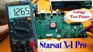 Starsat X1 Pro 4k Receiver All Voltage Test Points for Fault Troubleshooting A Detail in UrduHindi [upl. by Nyladam]