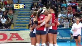 SÉRVIA X ESTADOS UNIDOS  Mundial de Vôlei Feminino 2014  2ª FASE [upl. by Terpstra123]