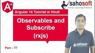 Observables and Subscribe in Angular 14  rxjs  Angular 14 Tutorial in Hindi [upl. by Yzzik]