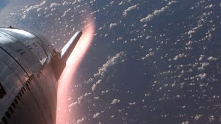 Wow Watch SpaceX Starship reenter Earths atmosphere in these incredible views [upl. by Carissa293]