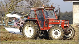 Fiatagri 8090 DT  Bivomere De Franceschi  TREVISAN [upl. by Aros75]