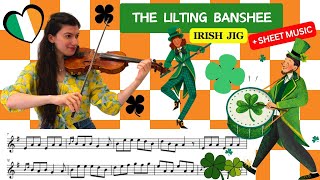 quotThe Lilting Bansheequot Irish Jig  Violin Tutorial  sheet music PDF [upl. by Dona]