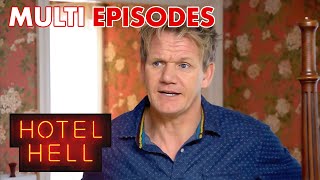 From Ghostly Inns to Luxe Retreats Reshaping Struggling Hotels  FULL EPISODES  Hotel Hell [upl. by Nadnarb822]