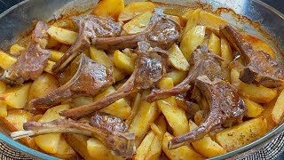 La ricetta preferita da tutti Costolette di agnello con patate al forno [upl. by Hsitirb863]