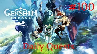 Genshin Impact Walkthrough Part 100  Daily Quests 32 No Commentary [upl. by Dmitri]