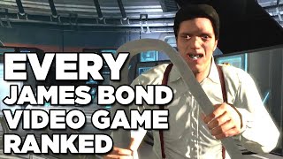 Every James Bond Video Game Ranked Worst To Best [upl. by Eydnarb]