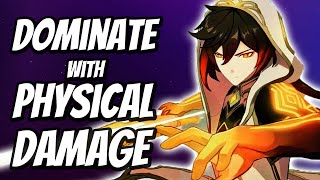 Dominate with Zhongli Physical Damage Build Guide for Genshin Impact [upl. by Assetan921]