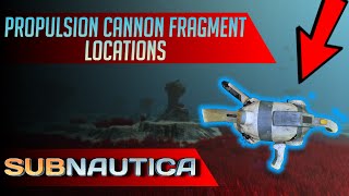 Where to find Propulsion Cannon Fragments in Subnautica UPDATED [upl. by Staford]