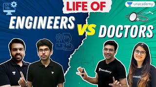 Life of Engineers vs Doctors  Unacademy NEET  Seep Maam  Mahendra Sir  Namo Sir  Sameer Sir [upl. by Buseck]