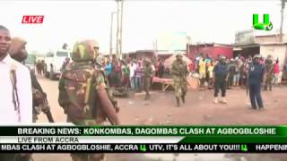 LIVE Konkombas Dagombas Clash at Agbogbloshie [upl. by Jos740]