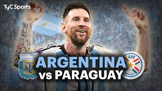 EN VIVO 🔴 ARGENTINA vs Paraguay  Eliminatorias Sudamericanas ⚽ ¡Juega la SCALONETA por TyC SPORTS [upl. by Gambrill]