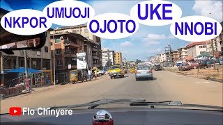 DASHCAM Driving Around Anambra State  Onitsha Nkpor Umuoji Ojoto  Anambra Roads  Flo Chinyere [upl. by Ahsita]