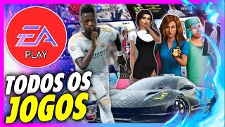 TUDO sobre o CATÁLOGO DE JOGOS da EA PLAY 2024 [upl. by Enisaj993]