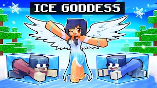 Playing as an ICE GODDESS in Minecraft [upl. by Nikita]