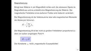 Magnetisierung [upl. by Gaut]