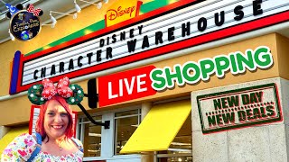 LIVE SHOPPING DISNEY CHARACTER WAREHOUSE for New Merch [upl. by Landry905]