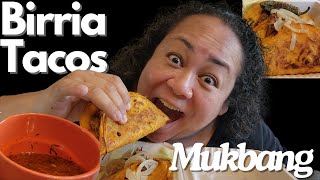 Birria Tacos Mukbang ASMR and Eating Show [upl. by Midis]