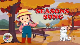 The Seasons Song  Kids Songs  Kids Krew Nursery Rhyme amp Kids Songs [upl. by Daloris]