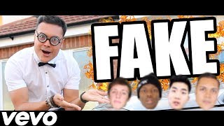 DISS TRACK  FAKE YOUTUBERS  Official Music Video [upl. by Lunnete443]