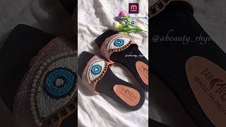 Evil eye flat for ₹300 meesho meeshofinds meeshofootwear youtubeshorts [upl. by Chico]