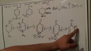 Lower pKa pnitrophenol or mnitrophenol  Organic Chemistry 2 [upl. by Wakefield]