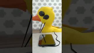 When AirPods are out of battery 🔋😱 humor shorts babyduck [upl. by Corry]