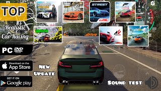 TOP Realistic Racing Games  BMW M5 F90 amp M8 F92 Sound Test  AndroidiOSPC  Best Car Games [upl. by Coulter]