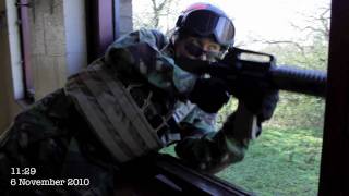 CQB Airsoft War on a Military base Anzio Camp England [upl. by Jarita]