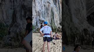 Rock climbing Railay Beach Thailand [upl. by Aubrey]