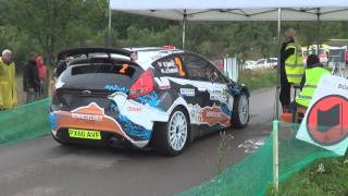 Rally Bohemia 2012 Mads Ostberg Ford Fiesta RRC Shakedown [upl. by Anelle]