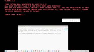 NotFullyexe and Clutt666exe crashes windows 7 VMware Workstation [upl. by Gnok]