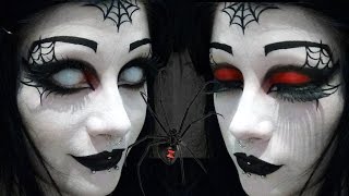 Black Widow Spider Makeup  Black Friday [upl. by Greta]