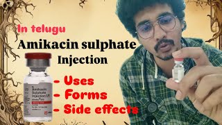 Amikacin injection complete details in Telugu by Dr Mukesh health doctor viralvideo [upl. by Mauldon]