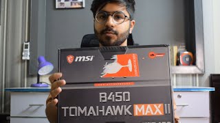 My new motherboard is here  MSI B450 Tomahawk Max II Unboxing  PC Upgrades [upl. by Hackathorn]