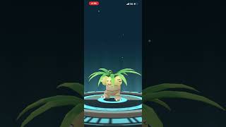 Evolving my exeggcute so coolll pokemongo exeggutor [upl. by Auqenet]