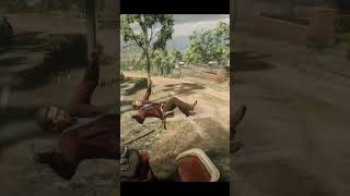 ARTHUR DID A FRONTFLIP RDR2 rdr2 shorts [upl. by Anoit430]