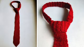 How to crochet necktie [upl. by Kobi829]