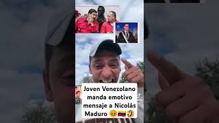 Jovenn venezolano manda mensaje a Madurorusia venezuelalibrenicolasmaduro venezueladonaldtrump [upl. by Vedetta298]