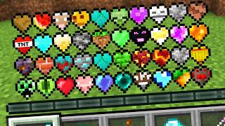 Minecraft But There Are Custom Hearts [upl. by Lemuelah]