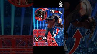 Best Extreme FINISHERS in WWE 2K20 vs 2K24  wwe2k24 wwe gaming [upl. by Attekal]