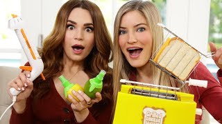 TESTING FUN KITCHEN GADGETS w iJustine [upl. by Oates402]