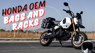 Honda 2025 Grom OEM Racks with a High Mount Exhaust  2023 Grom Build Part 31 [upl. by Nrehtac]