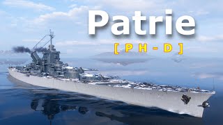 World of WarShips Patrie  1 Kills 312K Damage [upl. by Yllod]